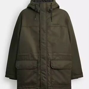 Coach- Olive Green Hooded Men's Jacket